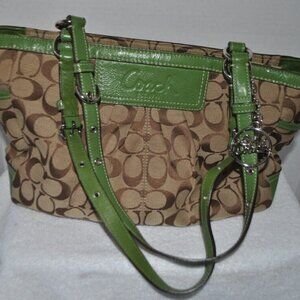 Vintage Coach #14281 Lime Green